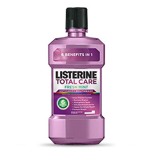 Listerine Total Care Anticavity Mouthwash - Fresh Mint - 500mL